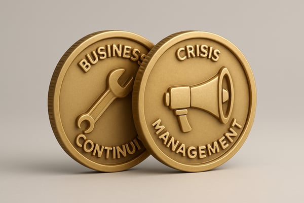 Crisis Management vs Business Continuity: Two Sides of the Same Coin