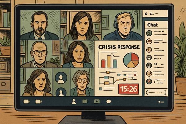 Running a Virtual Crisis Simulation: Why It’s Hard and How to Make It Work