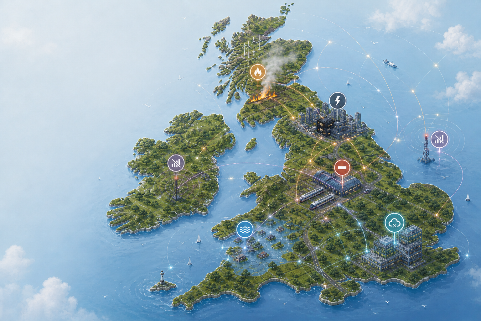 UK systemic risk map